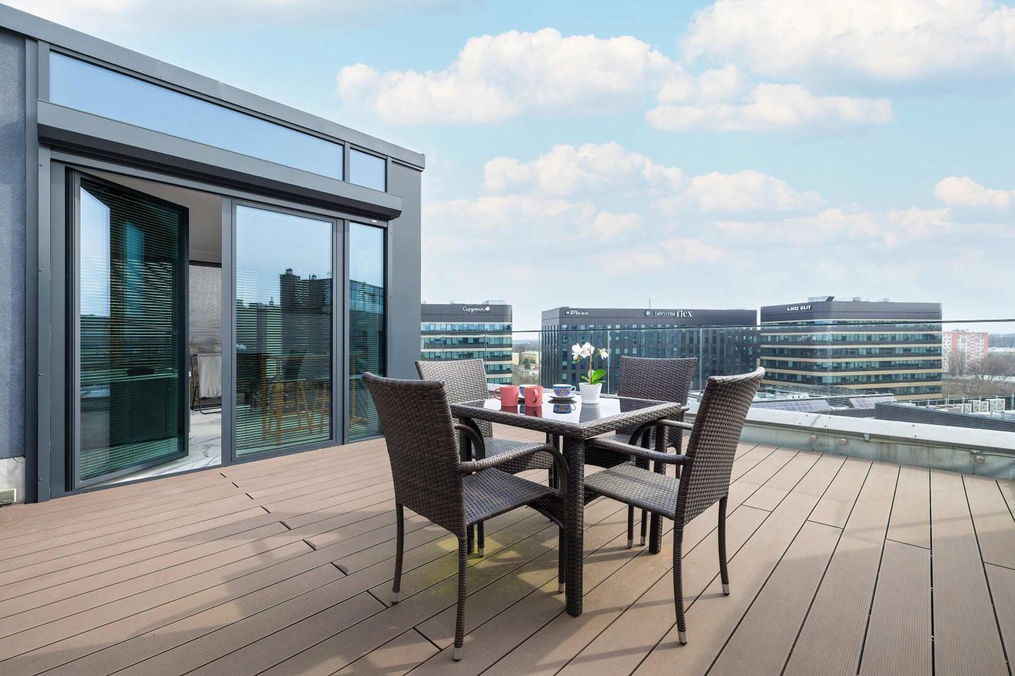 Apartament Dwupoziomowy W Krakowie Z Sauna, Jacuzzi, Parkingiem I Tarasem By Renters Prestige *