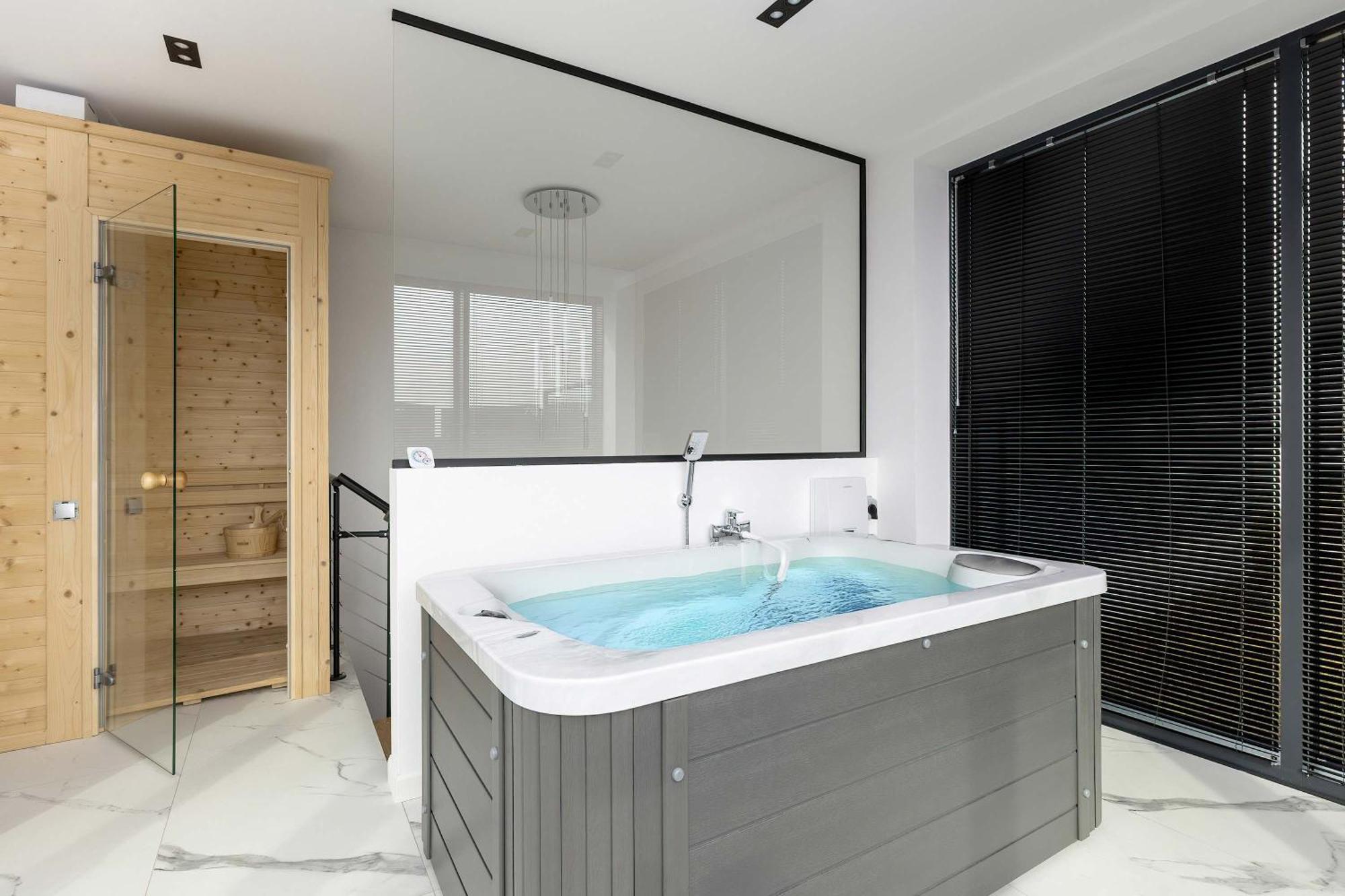 Apartament Dwupoziomowy W Krakowie Z Sauna, Jacuzzi, Parkingiem I Tarasem By Renters Prestige